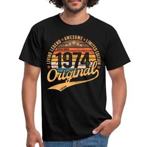 Original Seit 1974 50. Geburtstag Geschenk Geschenkidee Männer T-Shirt