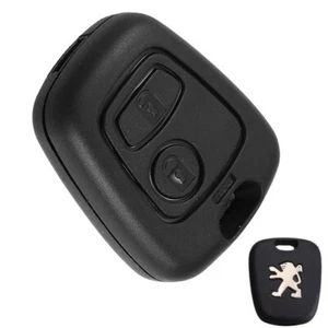SE ADAPTA A PEUGEOT 107 207 307 407 106 206 306 406 2 BOTONES MANDO A DISTANCIA LLAVERO CARCASA - Imagen 1 de 5