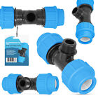 PE-Rohr T-Stck PN16 25x3/4x25 Fitting Verbinder Wasserrohr Bewsserungssystem