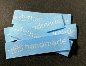 *DIY Nähen * Stoff Label Handmade * Tag Etiketten Einnäher Kleidung Taschen*#20B - Bild 1 von 2