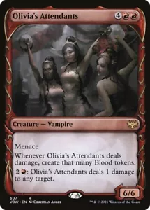 MTG Magic the Gathering Olivia's Attendants (307/596) Innistrad Crimson Vow LP - Picture 1 of 1