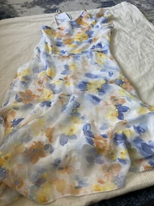 Girls Speechless blue/ yellow spring dress size 16 NWT - Picture 1 of 6