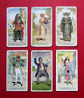 PLAYER 6  A SERIES 1925 CIGARETTE CARDS   GILBERT & SULLIVAN   4-20-34-41-43-46