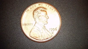 1996 D LINCOLN MEMORIAL PENNY DDO & DDR BRILLIANT RED COLOR - Picture 1 of 4