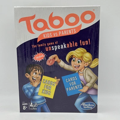 Taboo Kids vs. Parents Family Board Game HASBRO Ages 8 & Up New Factory Sealed - Image 1 of 4