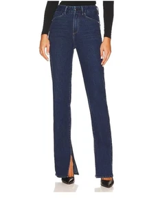 Jeans Paige usato in ottime condizioni Stella Jolene tasche Grecia vita alta spacco caviglie taglia 27 - Foto 1 di 21
