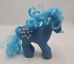 Cravatte fiocco vintage My Little Pony Blue Brother Tux N Tails ordine postale Hasbro G1 - Foto 1 di 8