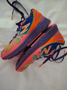 Kids Size 13 New Balance Shoes Sneakers Multicolor Bright Pre-owned cool - Picture 1 of 10