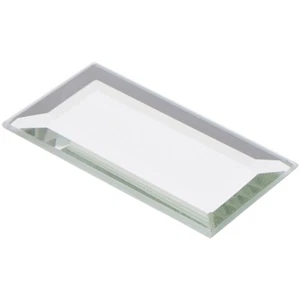Espejo de vidrio biselado rectangular Plymor de 1" x 2", 3 mm de grosor - Imagen 1 de 1