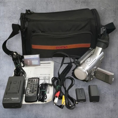 Panasonic NV-DS11 Mini DV Digital Camcorder + Charger Batteries Remote Case VGC - Image 1 of 4