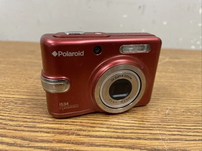 Polaroid I534 5.0MP Digital Camera, Red, Working - Image 1 of 3