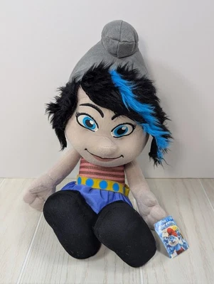 Kellytoy 蓝精灵 Vexy 毛绒娃娃 19-20 英寸黑蓝发 2013 电影 — 第 1/4 张图片