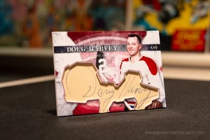 Doug Harvey Montreal Canadiens Vintage Signature Cut Card - Autographed - Picture 1 of 2