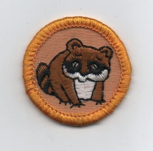 Wildlife, Junior GS Proficiency Badge, Plastic Gauze Back (1980-99) - Picture 1 of 1