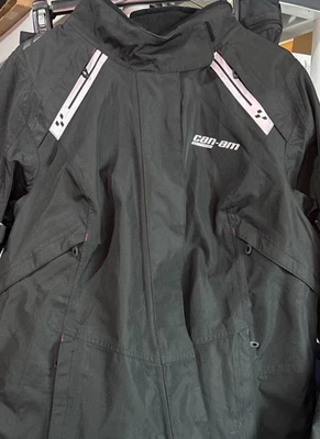 Can-Am Spyder Damas Plus Chaqueta Negra Motocicleta XXLg BRP Sympatex Foto 1 de 4