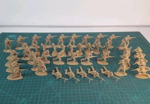 Vintage 70s Airfix German Afrika Korps 1:32 47  Good Condition 31 Part Painted - Picture 1 of 18