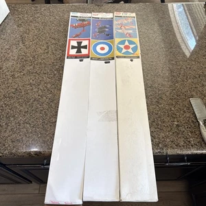 Vtg Squadron Kites Lot - Sopwith Camel Fokker Triplane F3F-2 - Open Box New - Picture 1 of 3