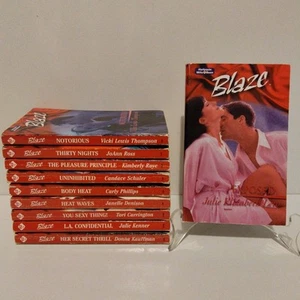 10x Blaze Mills and Boon Paperback Books Sexy Erotic Romance Novels Bulk Lot #1 - Picture 1 of 15