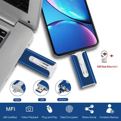 1/2TB 256/512GB Speicherstick USB-Stick Type-C für Handy iPhone PC Memory Stick - Bild 1 von 4