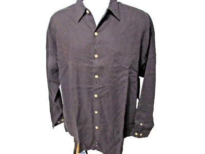 Structure Le Collezioni Mens Long Sleeve Button Down Shirt 100% Linen Sz L - Image 1 of 4