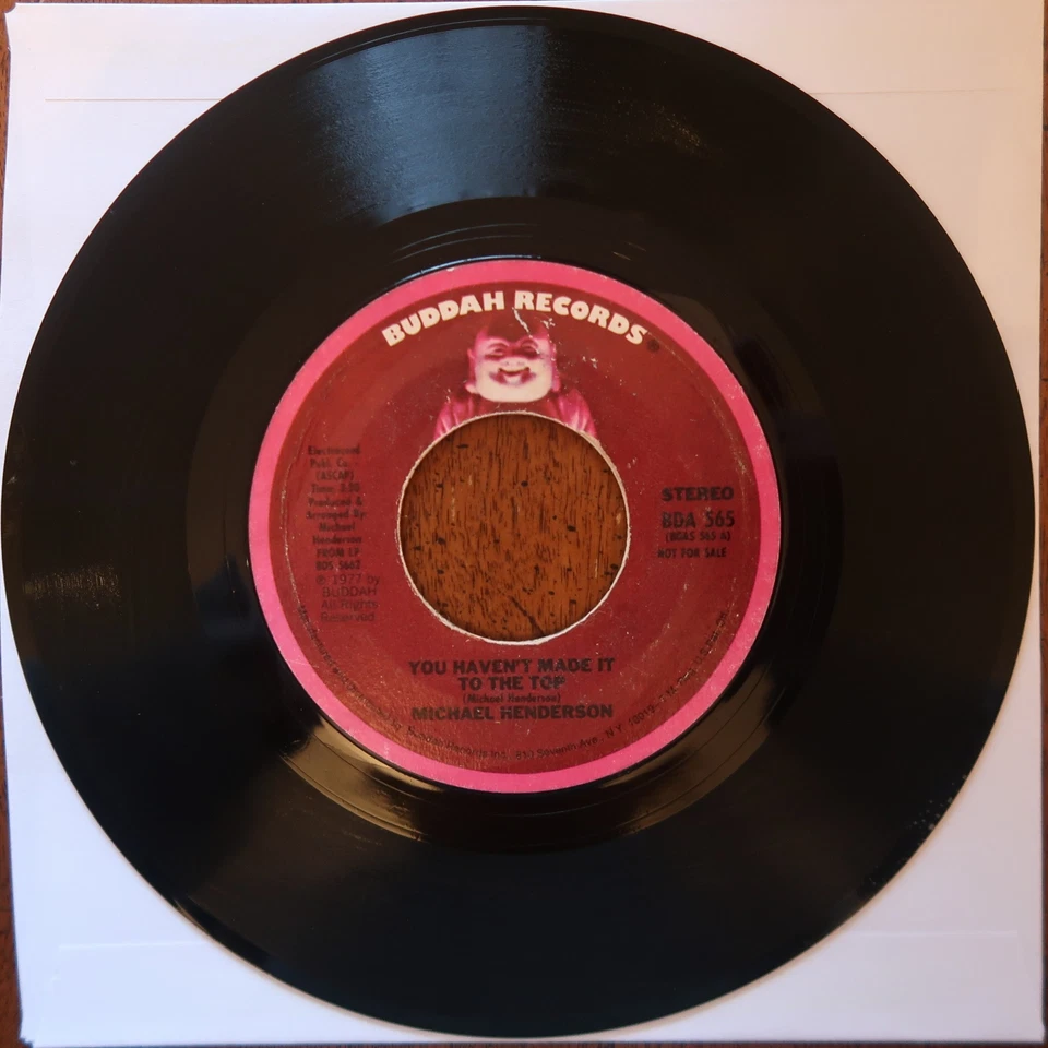 MICHAEL HENDERSON YOU HAVEN'T MADE IT TO THE TOP BUDDAH RECORDS VINYL 45 VG 29-7 Foto 1 de 2