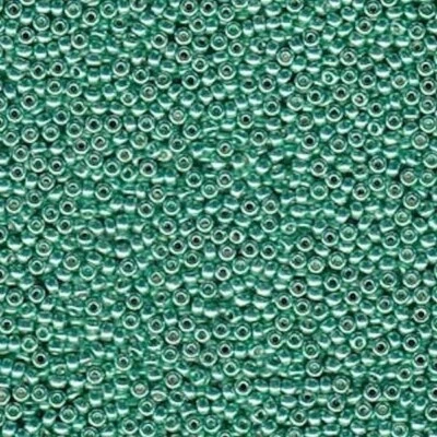 Cuentas de semillas, vidrio galvanizado Miyuki Duracoat 11/0 (2 mm) 23,5 gramos (2400 cuentas) Foto 1 de 3