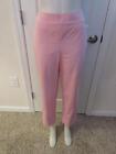 WOMENS CAMBIO PINK SIDE ZIP-UP PANTS SIZE 14