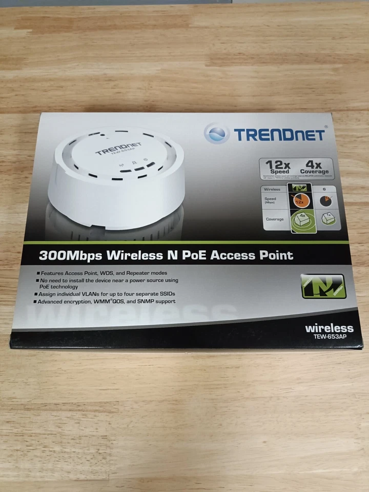 Trendnet 300MBPS Wireless n POE Access Point - Image 1 of 1