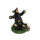 Black Bear z kubkiem autorstwa Jeffa Fleminga "Play Time" Bearfoots mini figurka **Ostatnia