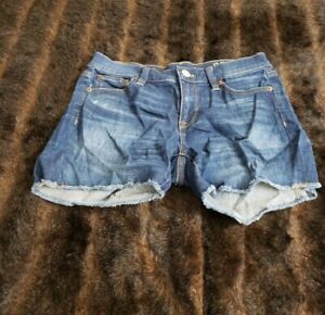 J Crew Indigo Denim Womens Size 25 Blue Jean Shorts