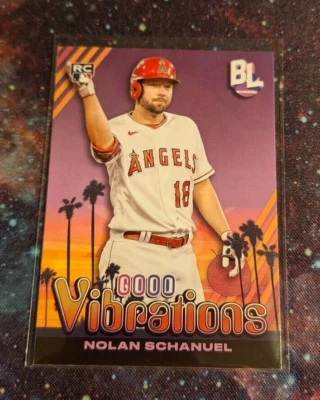 Nolan Schanuel 2024 Topps Big League Baseball Good Vibrations RC #GV-21 - Image 1 of 2