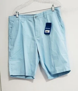 Columbia Mens Washed Out Cotton Chino Short Sky Blue AM4471 Sz 40 - NWT - Picture 1 of 1