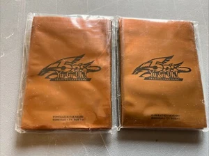 80 YUGIOH BRONZE Card Deck Protectors 5Ds Duelist Card Sleeves STILL SEALED - Picture 1 of 3