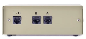 2-Way RJ45 100 Mbps Ethernet Network Selector With Rotary Dial Switching - Picture 1 of 4