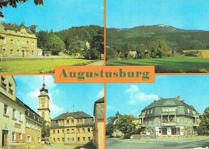 Postcard East Germany Augustusburg district Flöha GDR 1982 Saxony Postcard pc cp