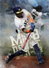 Corey Julks MLB Debut #1 Sketch Card Limited #ed/100 John Rudolph Signed Astros