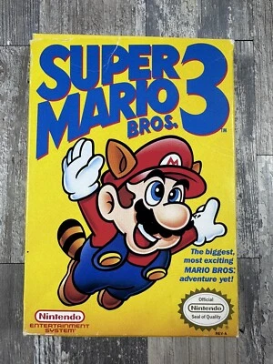 Nintendo NES Super Mario Bros Brothers 3 Complete in Box with Inserts CIB - Image 1 of 4