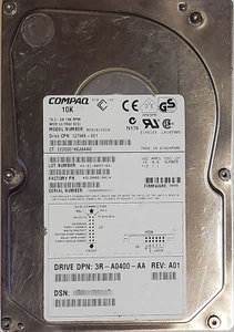 Compaq 3.5" BD018122C0 18.2GB 10K SCSI U160 SCA Hard Drive FW 3B08 - Picture 1 of 2