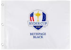 Authentic Official 2025 Ryder Cup Flag Bethpage Black Golf NY Embroidered Pga - Picture 1 of 4
