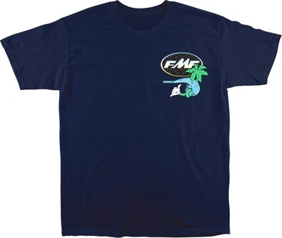 FMF Day-Glo Mens Short Sleeve T-Shirt Navy - Image 1 of 2