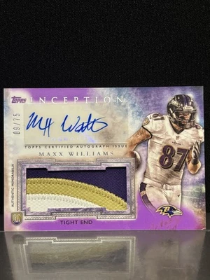 Maxx Williams 09 /75 2015 Topps Inception RPA  #AJP-MW - Image 1 of 2
