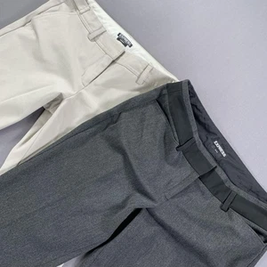 Pantalones de vestir Express Columnist Editor para mujer 6R lote de 2 grises negros trabajo negocios - Imagen 1 de 24