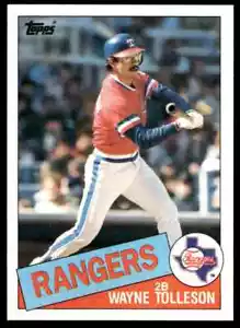 1985 Topps Wayne Tolleson Texas Rangers #247 - Picture 1 of 2