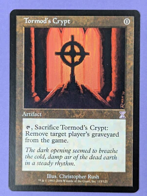 MTG Magic: Time Spiral: Tormod's Crypt - Timeshifted #115/121 Special - NM - Image 1 of 2
