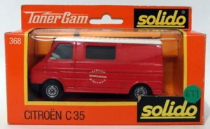 Solido 1/43 Scale Diecast 368 - Citroen C35 Van Dincendie - Red White - Picture 1 of 1