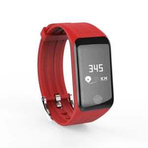 Waterproof Oled Fitness Tracker - Ip67 - Red - Picture 1 of 15
