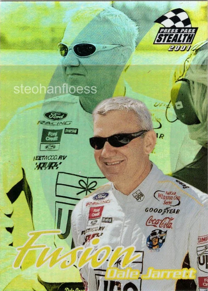 2001 Press Pass Racing Stealth Fusion #F3 Dale Jarrett - Image 1 of 1