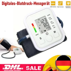 PROFI DIGITAL OBERARM-BLUTDRUCKMESSGERÄT FAMILIENGEBRAUCH LCD DISPALY DHL - Bild 1 von 13