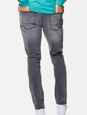 Pantalones de mezclilla para hombre Arizona Slim Advance Flex 360 grises 29 x 30 NUEVO Foto 1 de 2