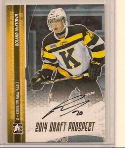 ROLAND MCKEOWN 2014 LEAF IN THE GAME ITG DRAFT PROSPECTS ON CARD GOLD AUTO /20